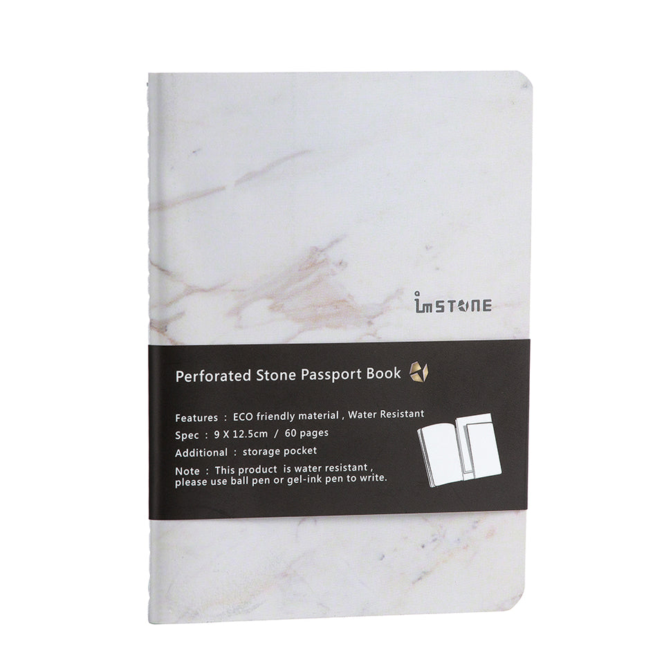 imSTONE Passport Rock Book (Stone Paper Travel Notebook)