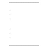 Blank planner inserts, right page.