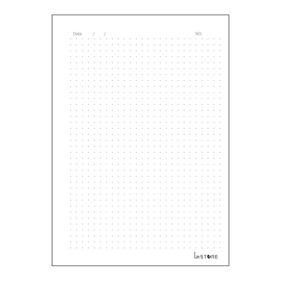 Dotted pages, right.