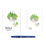 Drawing Book + Passport Book Bundle — Floating Island