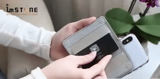 imSTONE Leather Phone Wallet