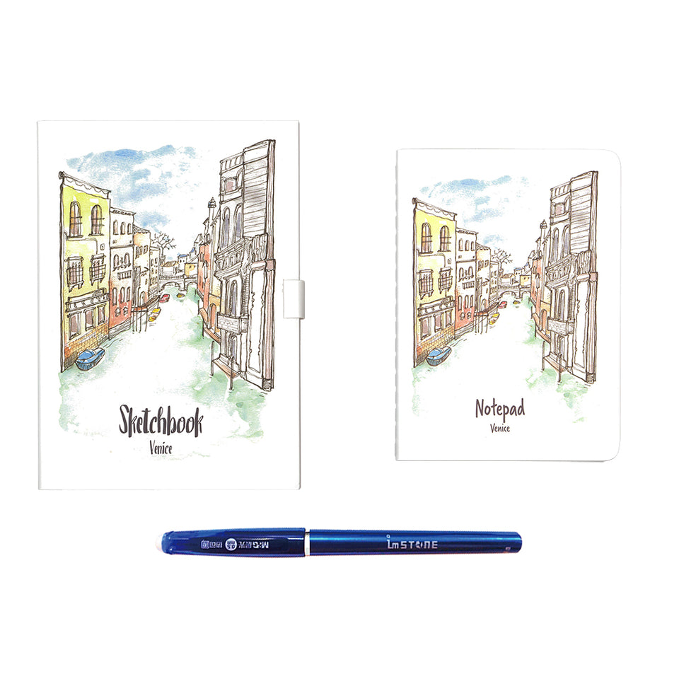 Drawing Book + Passport Book Bundle — Venice