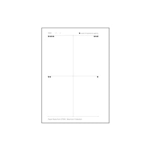 Prioritization matrix pages, left.