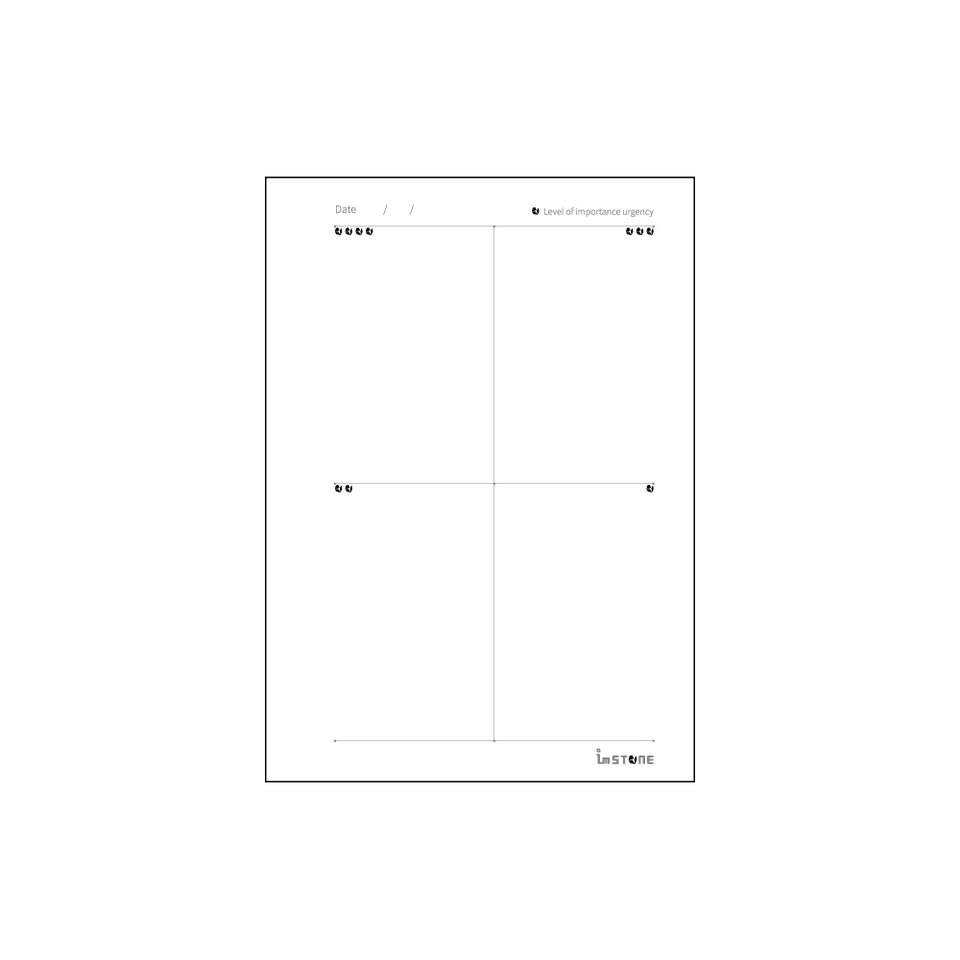 Prioritization matrix pages, right.