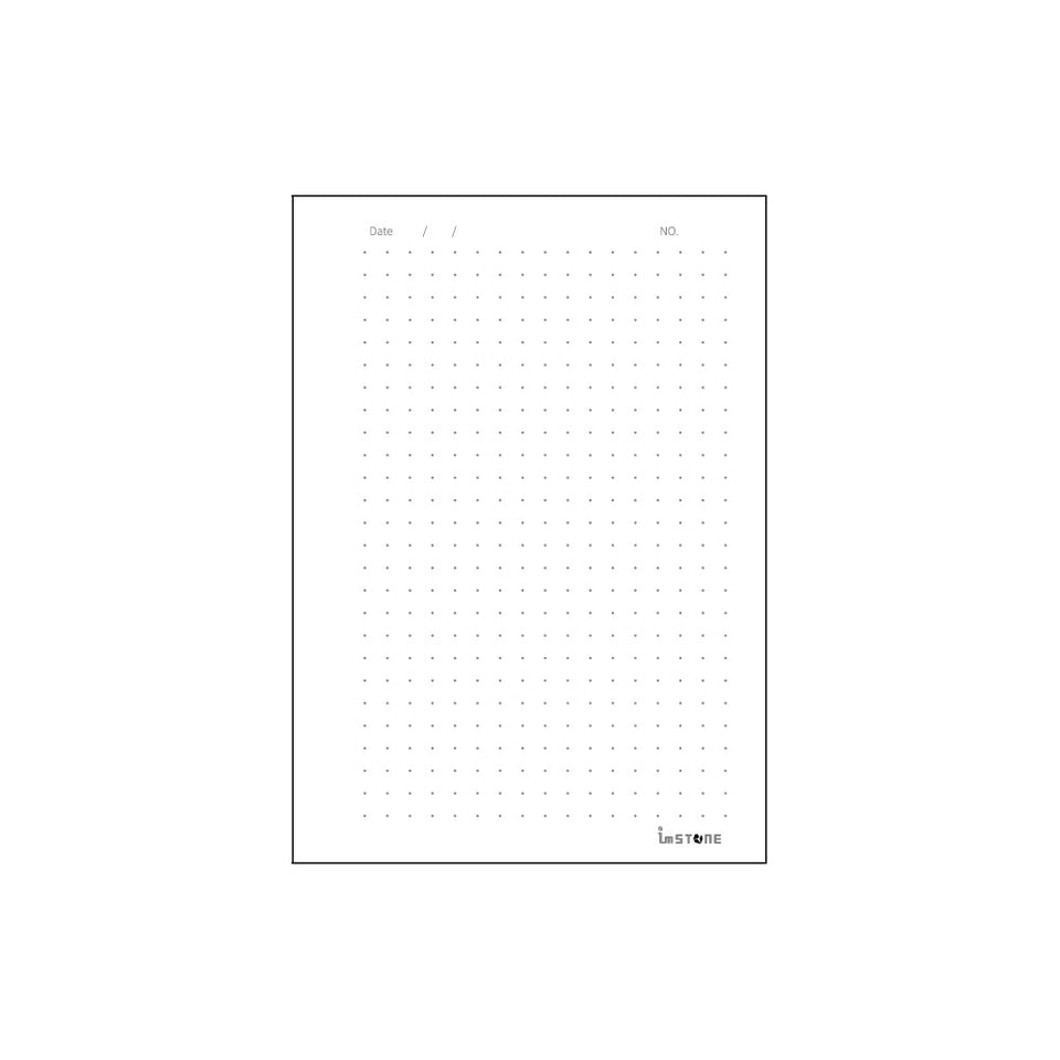 Dotted pages, right.