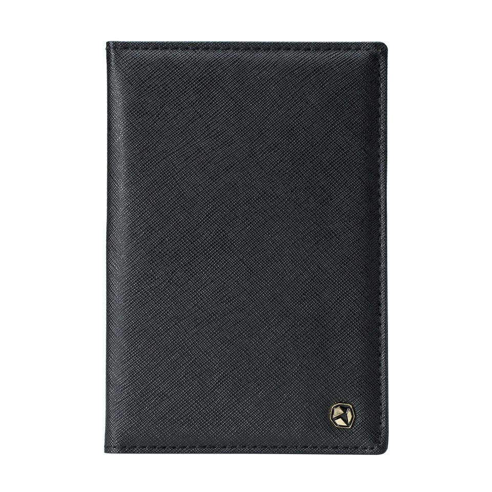 Stone Passport Wallet, black.